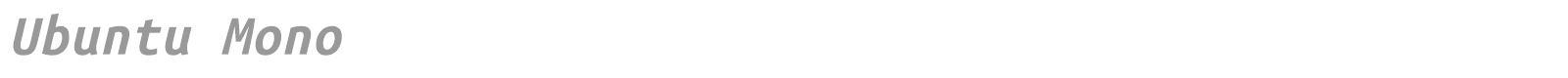 Ubuntu font preview